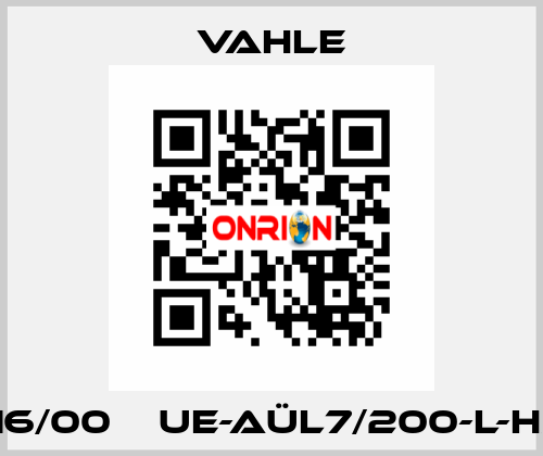 0195616/00    UE-AÜL7/200-L-HS-500  Vahle