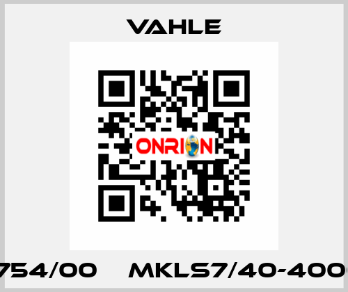 0234754/00    MKLS7/40-4000SSD  Vahle