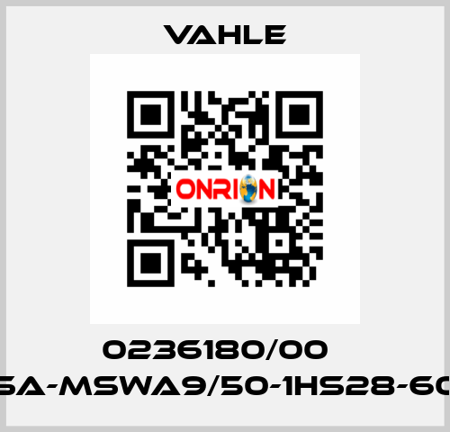 0236180/00    SA-MSWA9/50-1HS28-60  Vahle