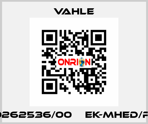 0262536/00    EK-MHED/R  Vahle