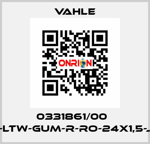 0331861/00    LT-LTW-GUM-R-RO-24x1,5-J-K  Vahle