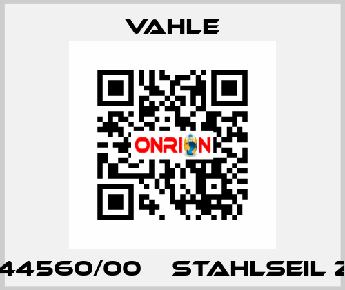 0344560/00    STAHLSEIL Z 2  Vahle