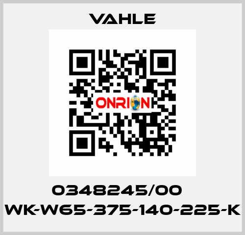 0348245/00    WK-W65-375-140-225-K  Vahle