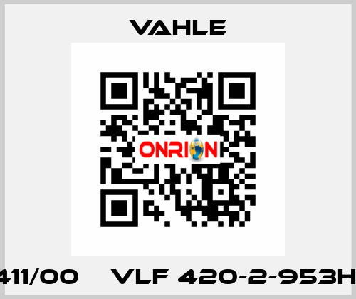 0902411/00    VLF 420-2-953H-4-42  Vahle