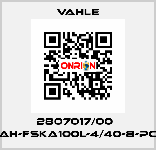 2807017/00    AH-FSKA100L-4/40-8-PC  Vahle