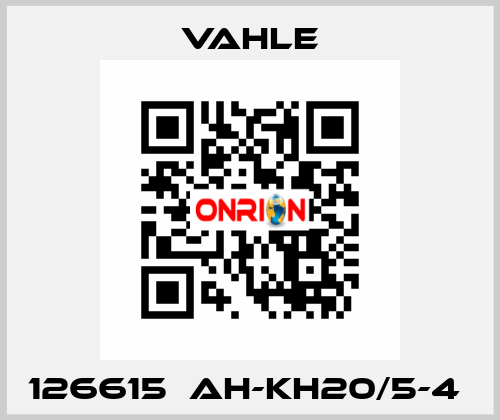 126615  AH-KH20/5-4  Vahle