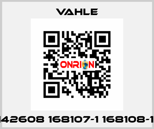 142608 168107-1 168108-1  Vahle