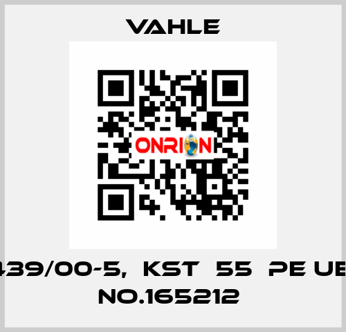 154439/00-5,  KST  55  PE UES10  NO.165212  Vahle