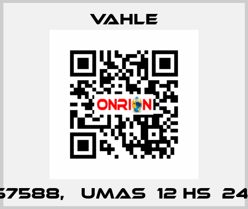 157588,   UMAS  12 HS  241  Vahle