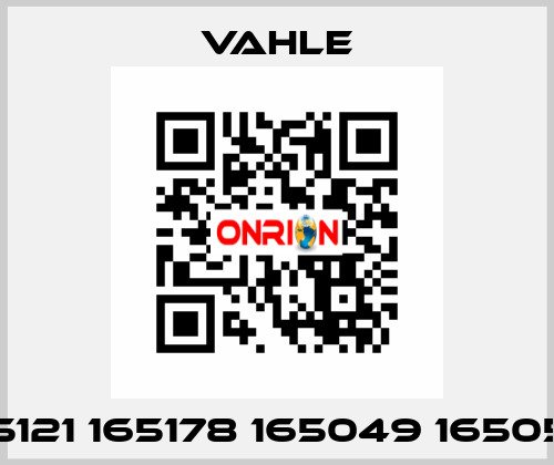 165121 165178 165049 165050  Vahle