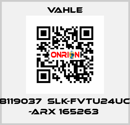 611  8119037  SLK-FVTU24UC-55  -ARX 165263  Vahle