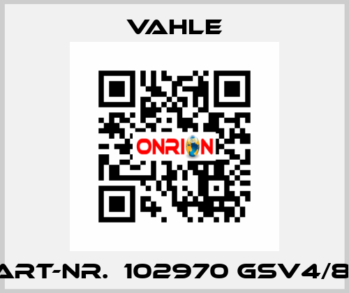 Art-Nr.  102970 GSV4/8  Vahle