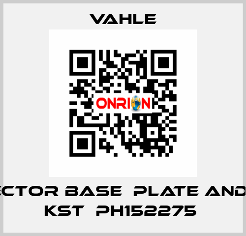 Collector base  plate and  arm KST  PH152275  Vahle