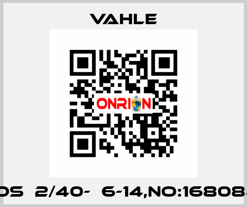 KDS  2/40-  6-14,NO:168084  Vahle