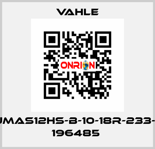 MN-UMAS12HS-B-10-18R-233-Z3-P 196485  Vahle