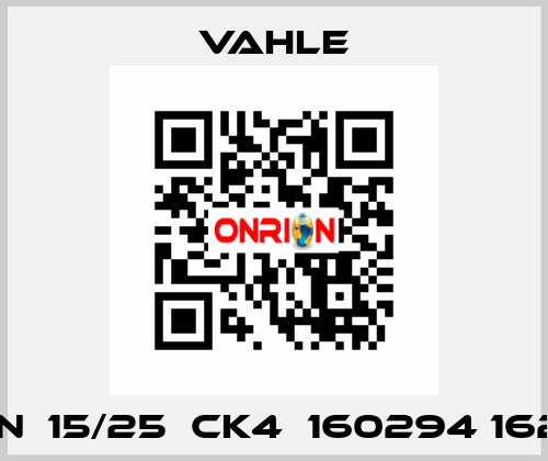 UDVN  15/25  CK4  160294 162196  Vahle