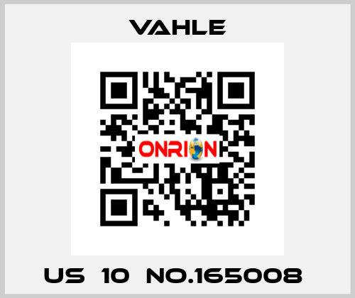 US  10  NO.165008  Vahle