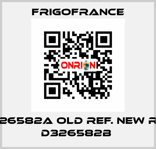 D326582A old ref. new ref. D326582B  Frigofrance