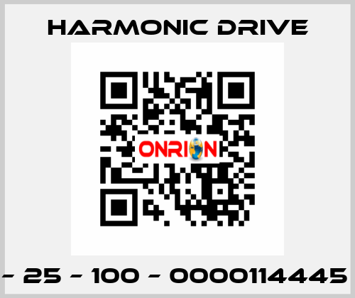 HFUS – 25 – 100 – 0000114445 - 002  Harmonic Drive