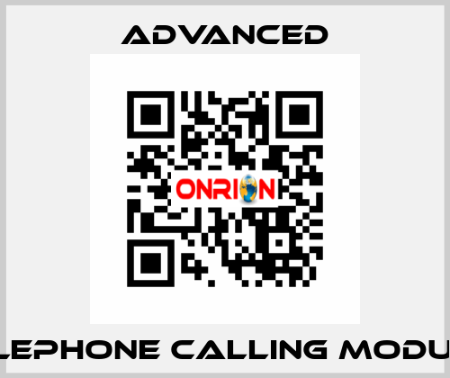 Telephone Calling Module  Advanced