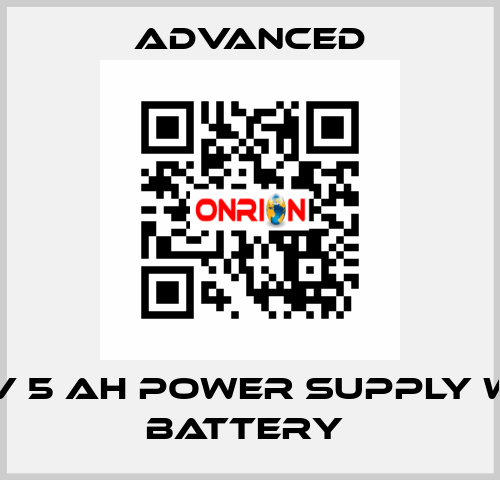 24 V 5 Ah Power Supply with Battery  Advanced