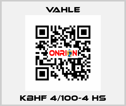 KBHF 4/100-4 HS Vahle