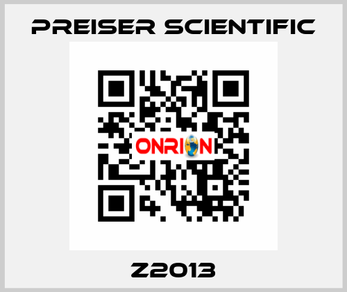 Z2013 Preiser Scientific