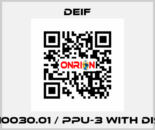 2912210030.01 / PPU-3 with display Deif