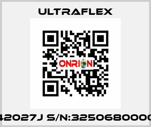 P/N: 42027J S/N:3250680000002  Ultraflex