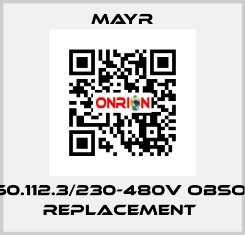 03/P60.112.3/230-480V obsolete, replacement  Mayr