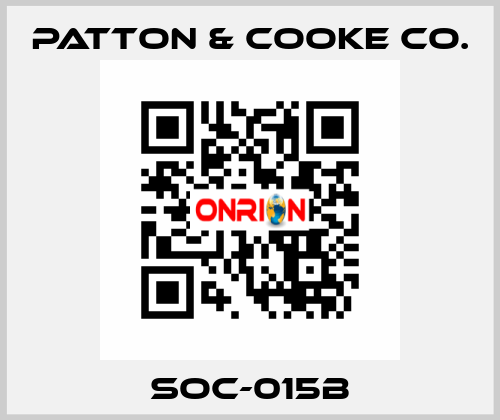 SOC-015B Patton & Cooke Co.