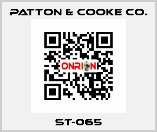 ST-065 Patton & Cooke Co.