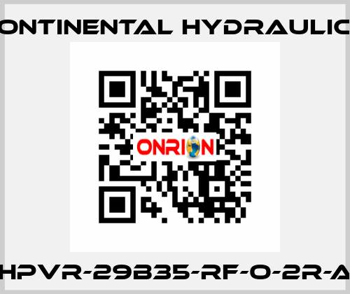 HPVR-29B35-RF-O-2R-A Continental Hydraulics