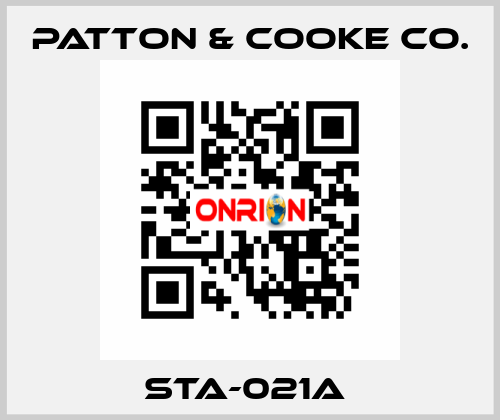 STA-021A  Patton & Cooke Co.