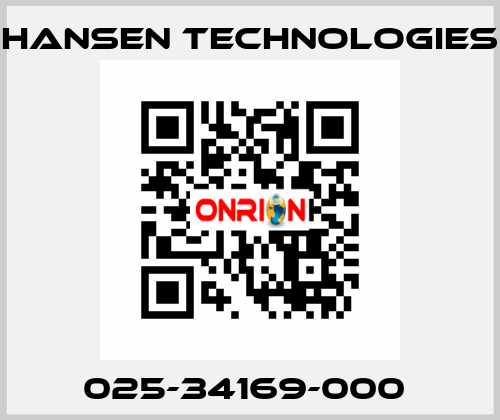 025-34169-000  HANSEN TECHNOLOGIES