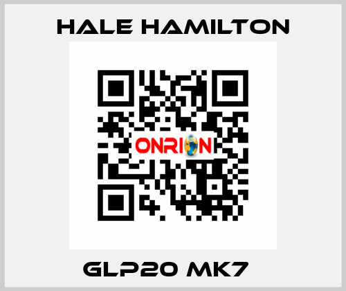 GLP20 MK7   HALE HAMILTON