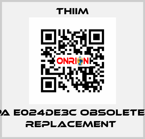 ESPA E024DE3C obsolete, no replacement  Thiim