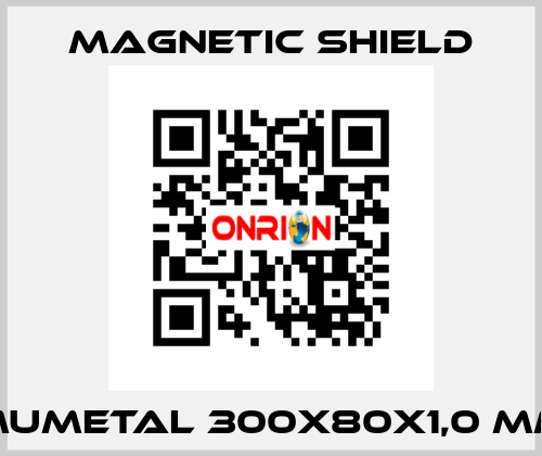 MuMETAL 300x80x1,0 mm Magnetic Shield