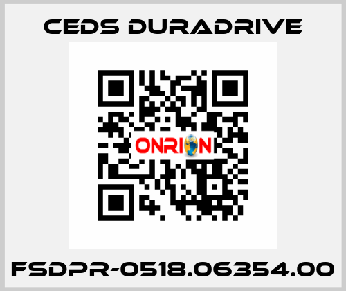 FSDPR-0518.06354.00 Ceds Duradrive