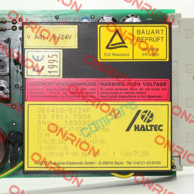 (M)SV 195-001 (WT 55 0190 001) Witchtec (formerly HALTEC Industrie-Elektronik)