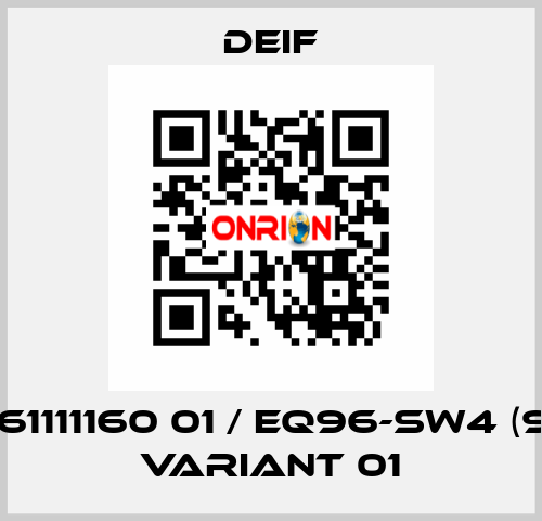 2961111160 01 / EQ96-sw4 (90°) Variant 01 Deif