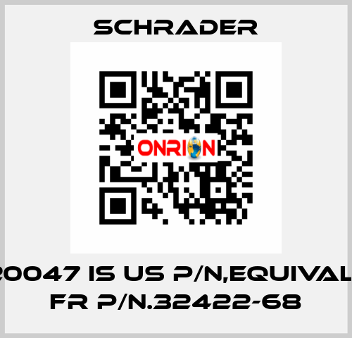 8081120047 is US P/N,equivalent is FR P/N.32422-68 Schrader