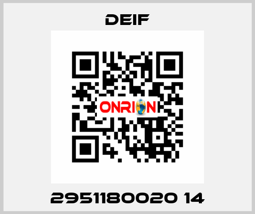 2951180020 14 Deif