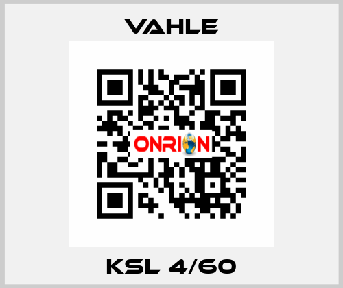 KSL 4/60 Vahle