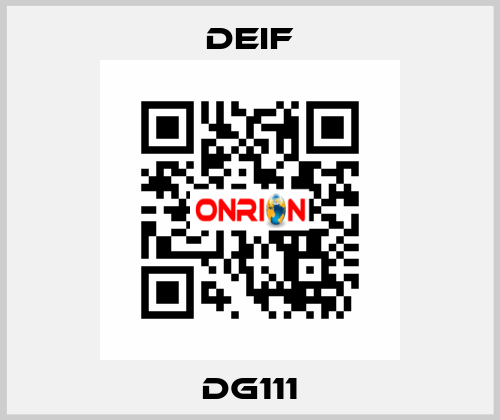 DG111 Deif