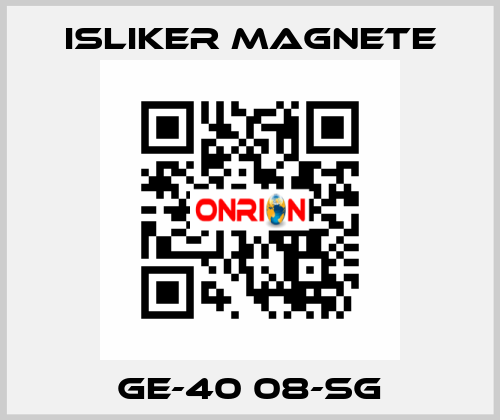 GE-40 08-SG ISLIKER MAGNETE