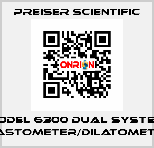 Model 6300 Dual System, Plastometer/Dilatometer  Preiser Scientific