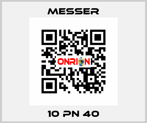 10 PN 40 Messer