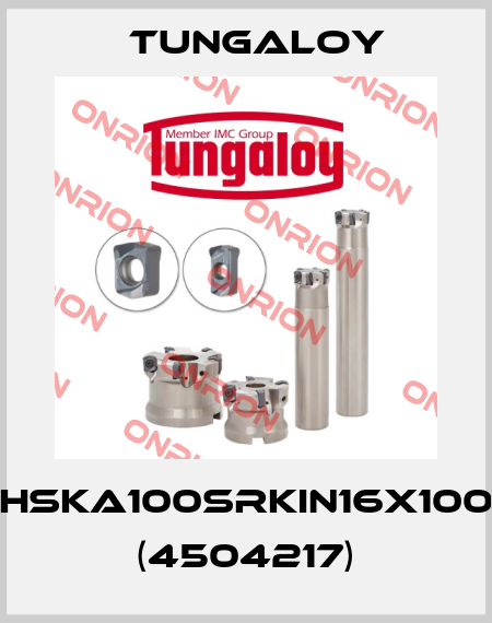 HSKA100SRKIN16X100 (4504217) Tungaloy