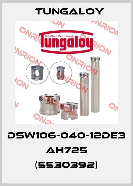DSW106-040-12DE3 AH725 (5530392) Tungaloy
